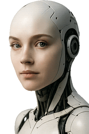 Κινούμενη εικόνα ένα ΑΙROBOT λέει HAi!