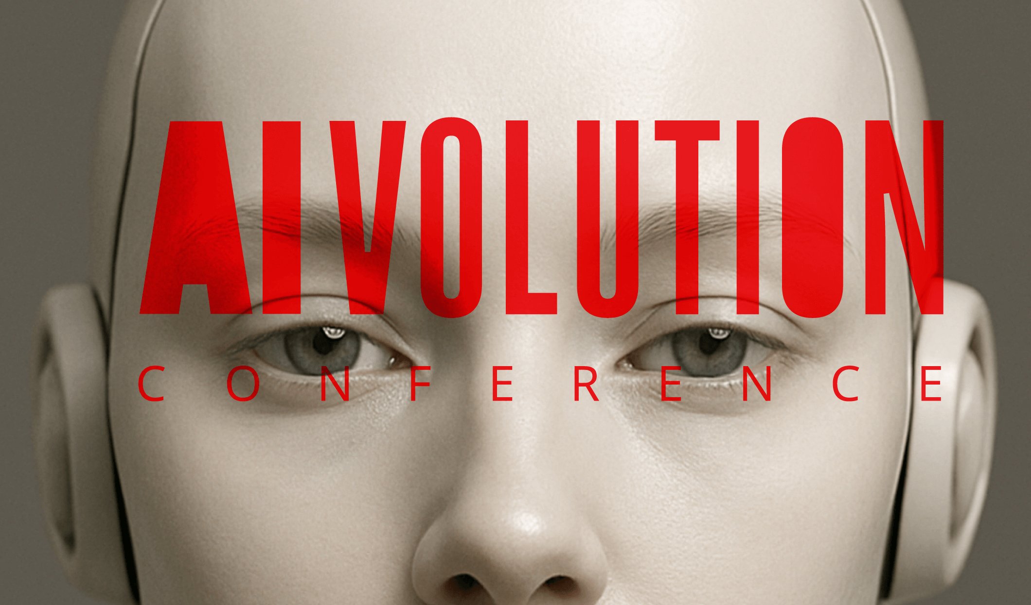AIVOLUTION Conference πρόσωπο AI ROBOT 